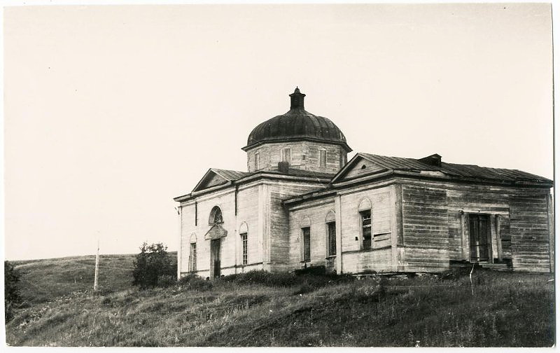 Церковь Петра и Павла (единоверческая), Бым (Кунгурский район и г. Кунгур, Пермский край). архивная фотография, Фото 1960-ых годов из фондов Пермского краеведческого музея