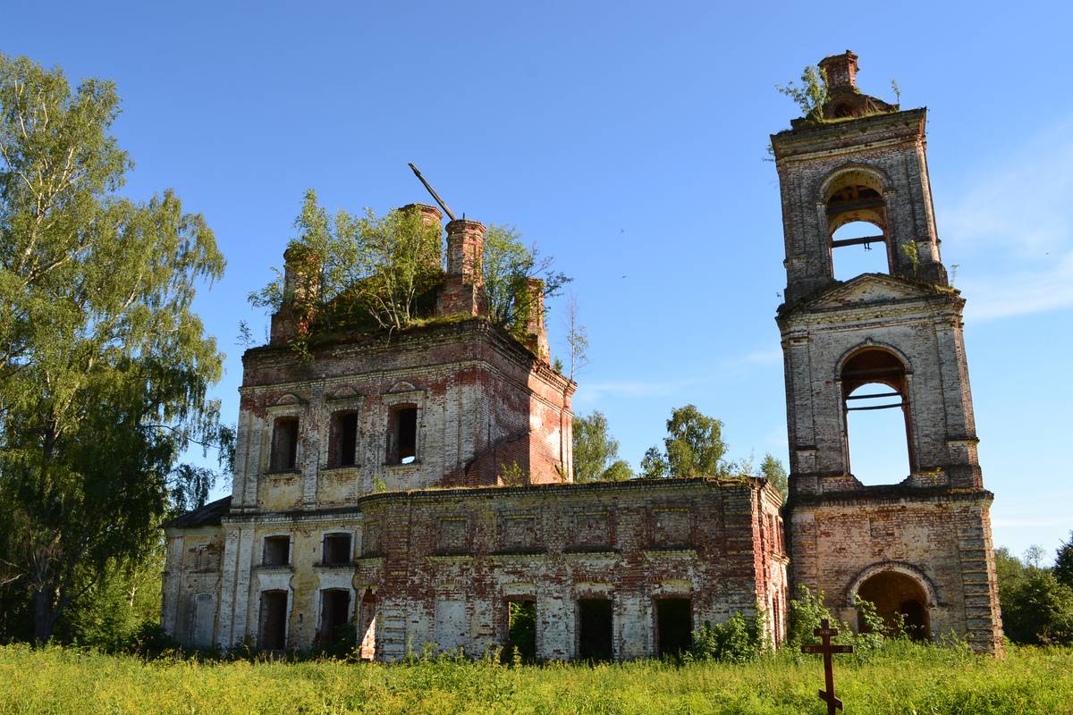 фасады. Церковь Илии Пророка, Панино (Костромской район, Костромская область)