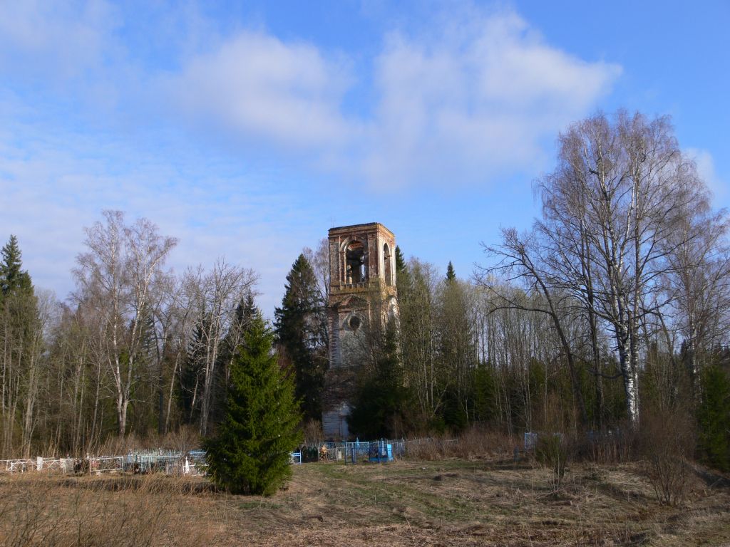Церковь Рождества Пресвятой Богородицы, Банчаково (Грязовецкий район, Вологодская область). общий вид в ландшафте