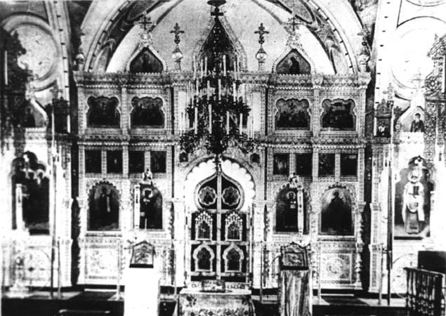 Церковь Николая Чудотворца, Буды (Харьковский район, Украина, Харьковская область). архивная фотография, Керамический иконостас https://www.shukach.com/ru/node/9455