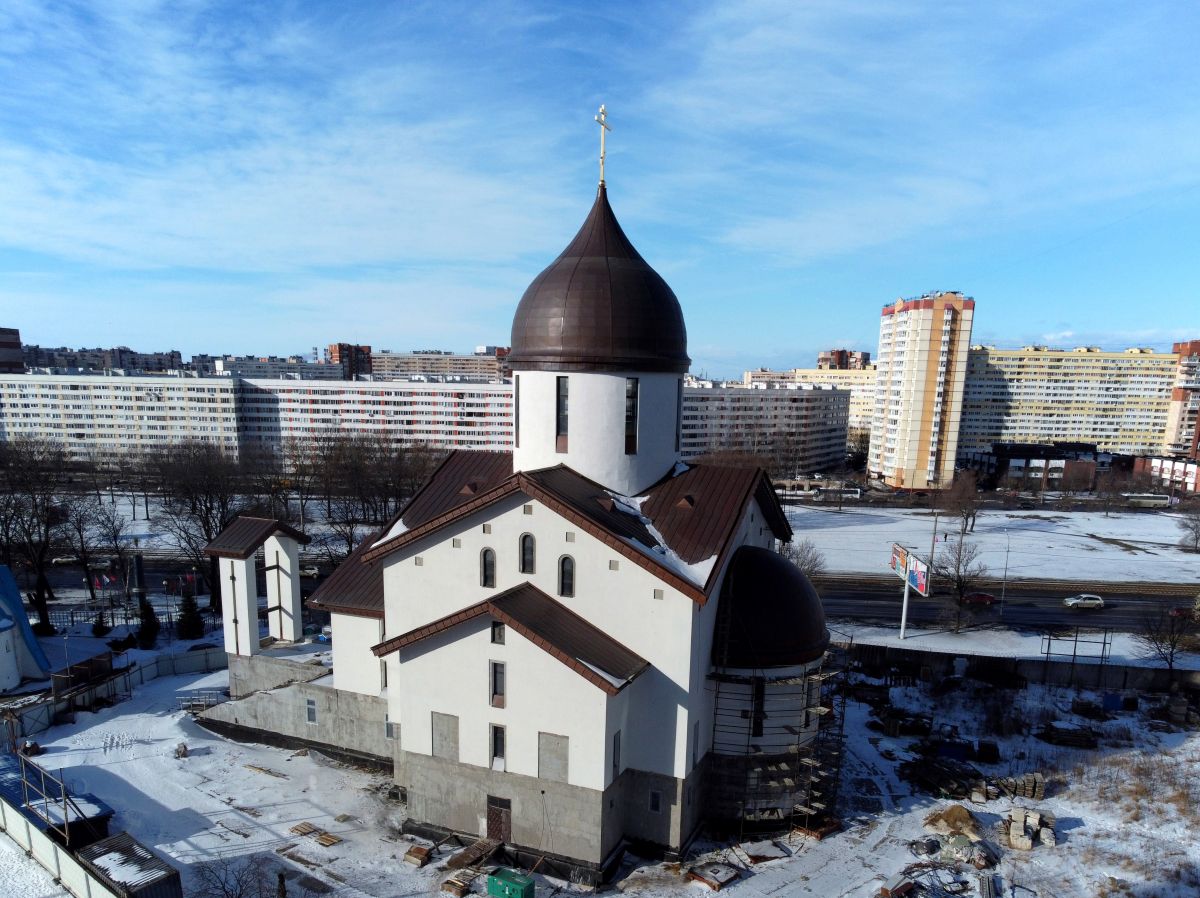 Церковь Спаса Всемилостивого, Кировский район (Санкт-Петербург, г. Санкт-Петербург). фасады