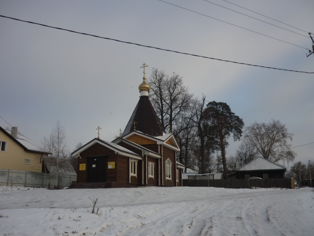 Фролы. Церковь Димитрия Донского. общий вид в ландшафте, Общий вид