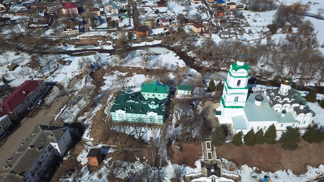 Домовая церковь Макария (Гневушева), Вязьма (Вяземский район, Смоленская область). общий вид в ландшафте, Верхняя панорама