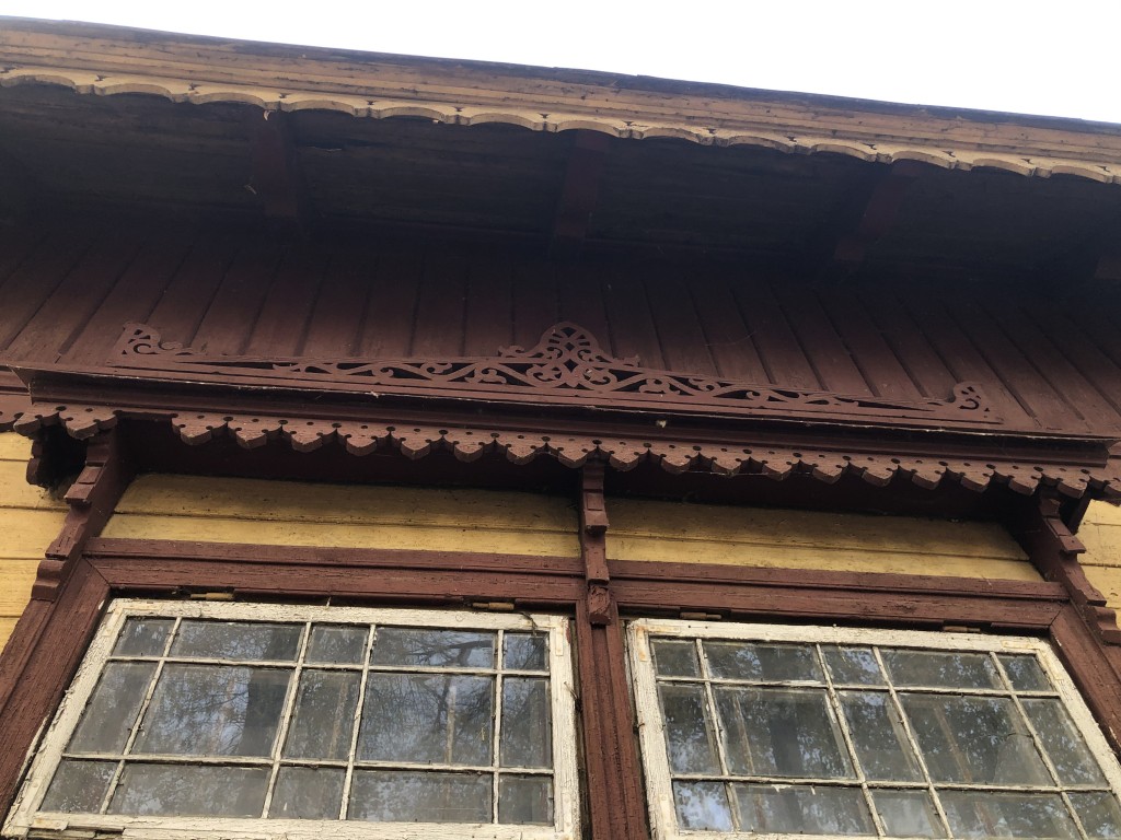 Церковь Покрова Пресвятой Богородицы, Пасвалис (Паневежский уезд, Литва). фасады, Пасвалис. Покровская церковь. Деталь. Фото прот. А. Берташа