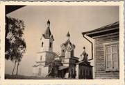 Церковь Николая Чудотворца, Фото 1942 г. с аукциона e-bay.de, Новый Дроков, Суражский район, Брянская область