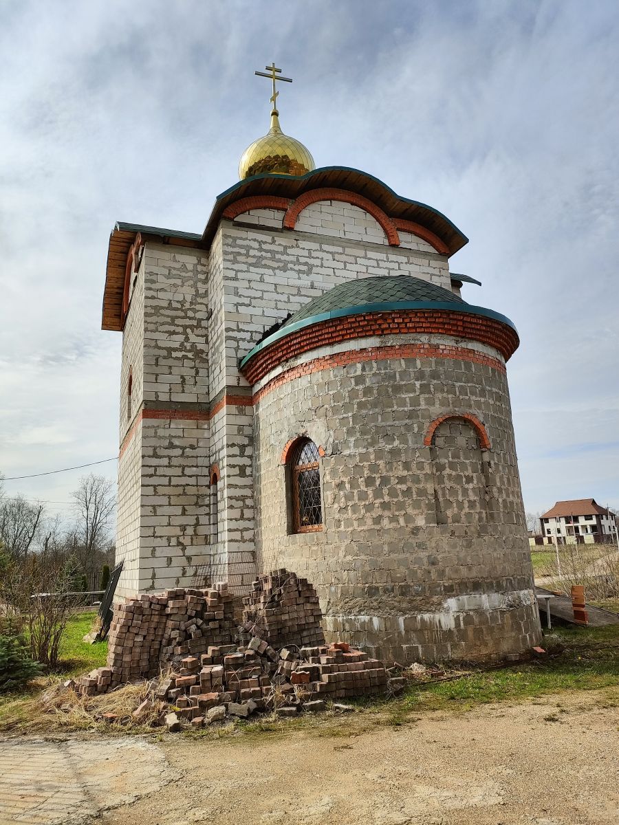 Церковь Сергия Радонежского (строящаяся), Пронское (Одинцовский городской округ и ЗАТО Власиха, Краснознаменск, Московская область). фасады