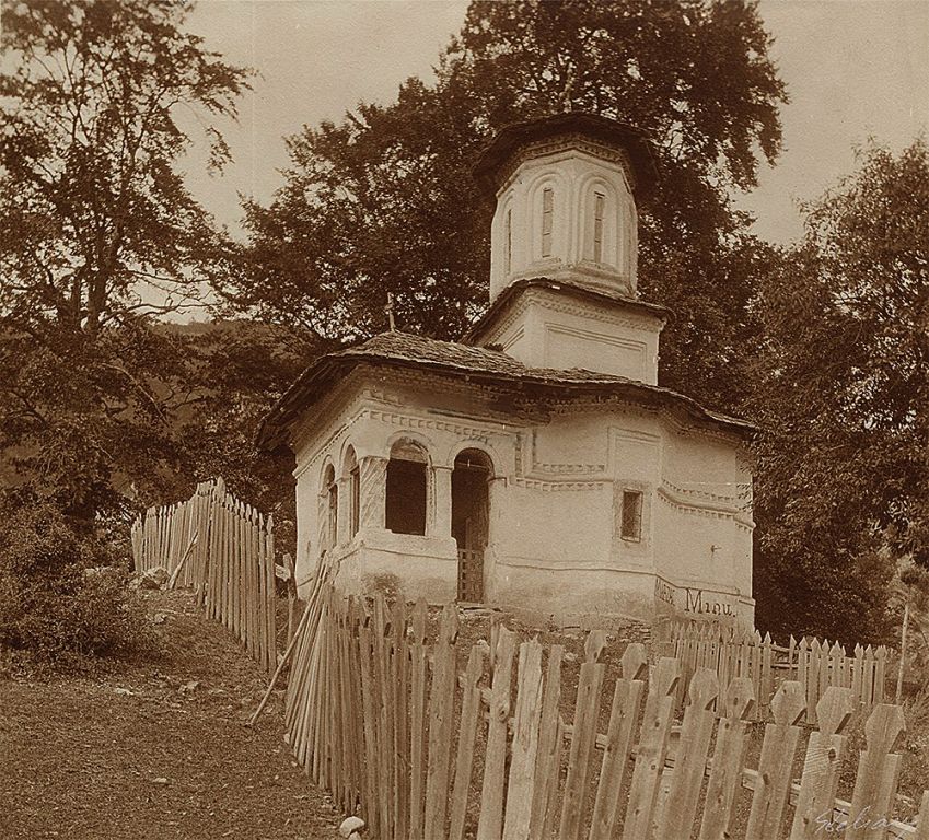 Костешти. Церковь Успения Пресвятой Богородицы и Григория Декаполита. архивная фотография, Фото 1900-х годов из фондов Томисской архиепископии