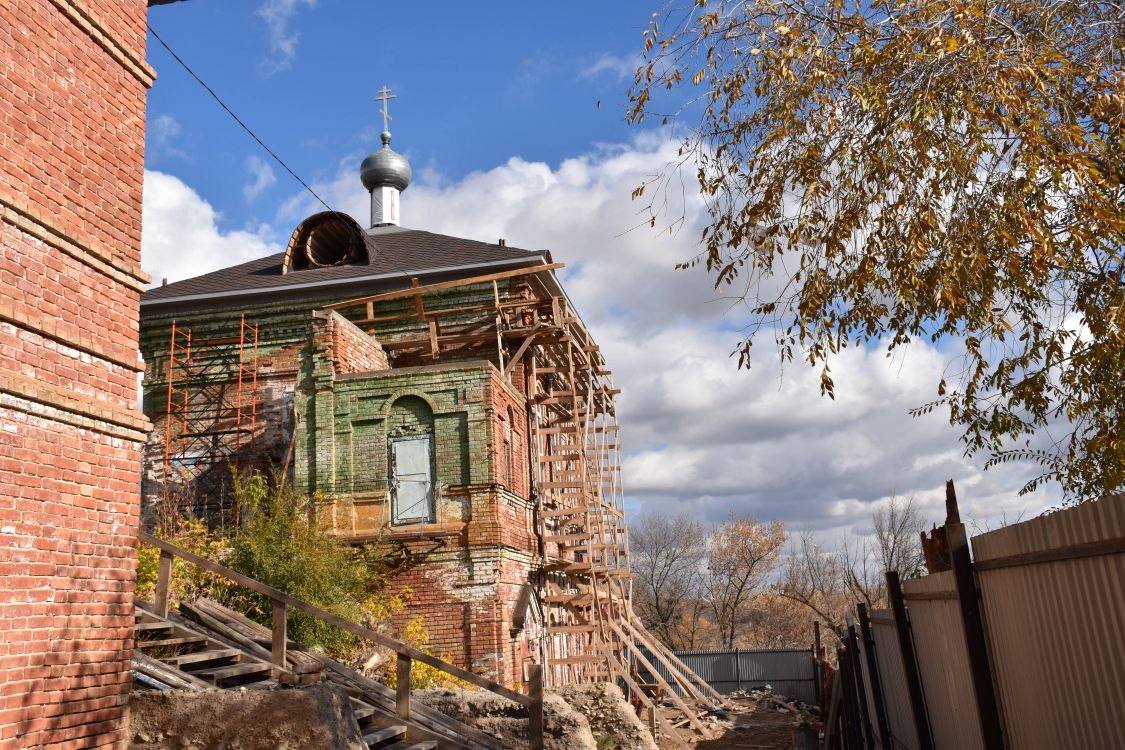Никольский мужской монастырь, Уральск (Западно-Казахстанская область, Казахстан). фасады, Вид от монастырских келий
