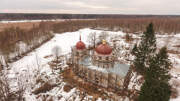 Церковь Николая Чудотворца, аэросъемка<br>, Старые Морозовичи, Маловишерский район, Новгородская область