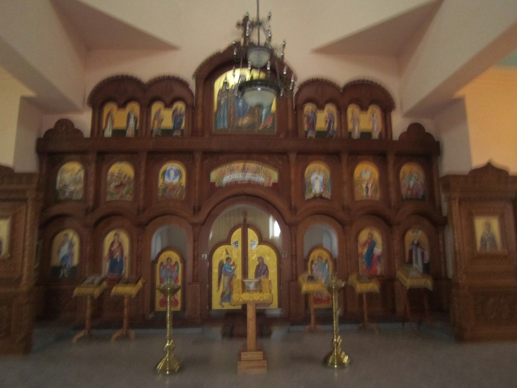 Елисаветинский женский монастырь. Церковь Александра Свирского, Приозерье (Славский городской округ, Калининградская область). документальные фотографии, иконостас храма Святого Александра Свирского