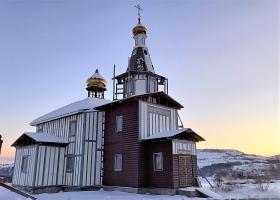 Оленья Губа. Церковь Александра Невского