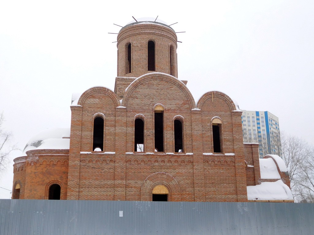 Церковь Богоявления Господня (строящаяся), Волгарь (Самара, город, Самарская область). документальные фотографии