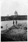 Церковь Бориса и Глеба, Фото 1941 г. с аукциона e-bay.de<br>, Знаменское, Ржевский район и г. Ржев, Тверская область