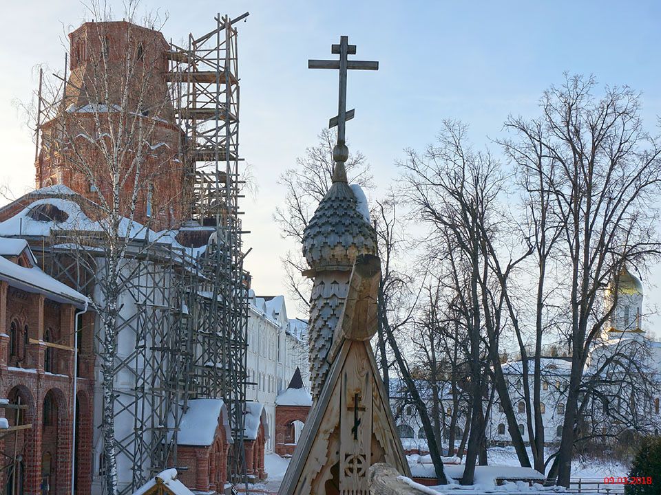 Сольба. Николо-Сольбинский женский монастырь. Церковь Антония и Феодосия Печерских. архитектурные детали