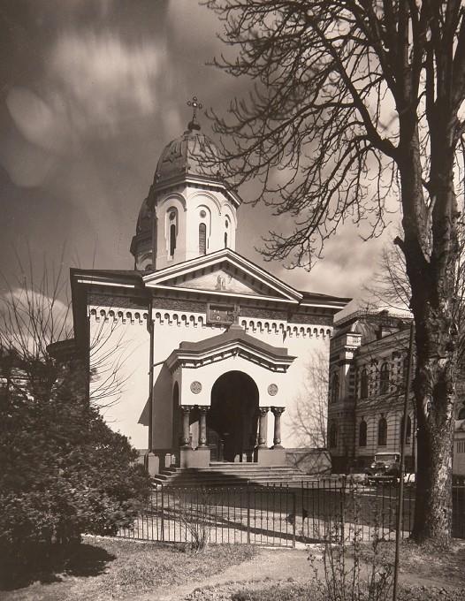 Церковь Параскевы Сербской (утраченная), Бухарест, Сектор 3 (Бухарест, Румыния). архивная фотография, Вид храма после реконструкции. Фото 1920-х годов из фондов Национального музея истории Румынии