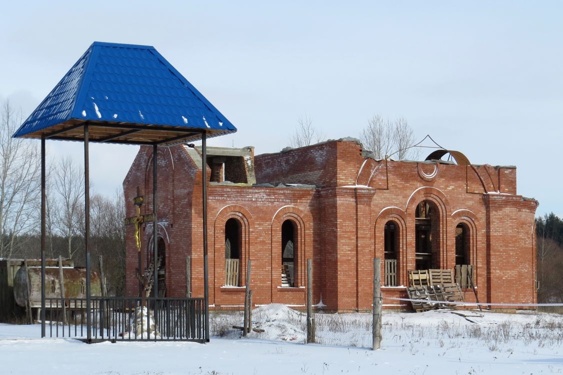 Церковь Георгия Победоносца (строящаяся), Маршала Жукова им., посёлок (Курский район, Курская область). фасады