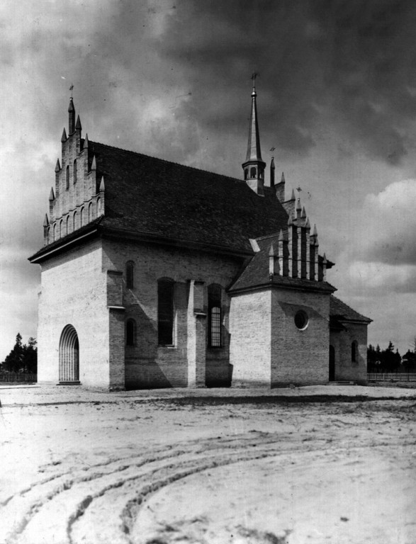 Церковь Рождества Иоанна Предтечи, Микашевичи (Лунинецкий район, Беларусь, Брестская область). архивная фотография, Фото 1936 г. из приходского архива