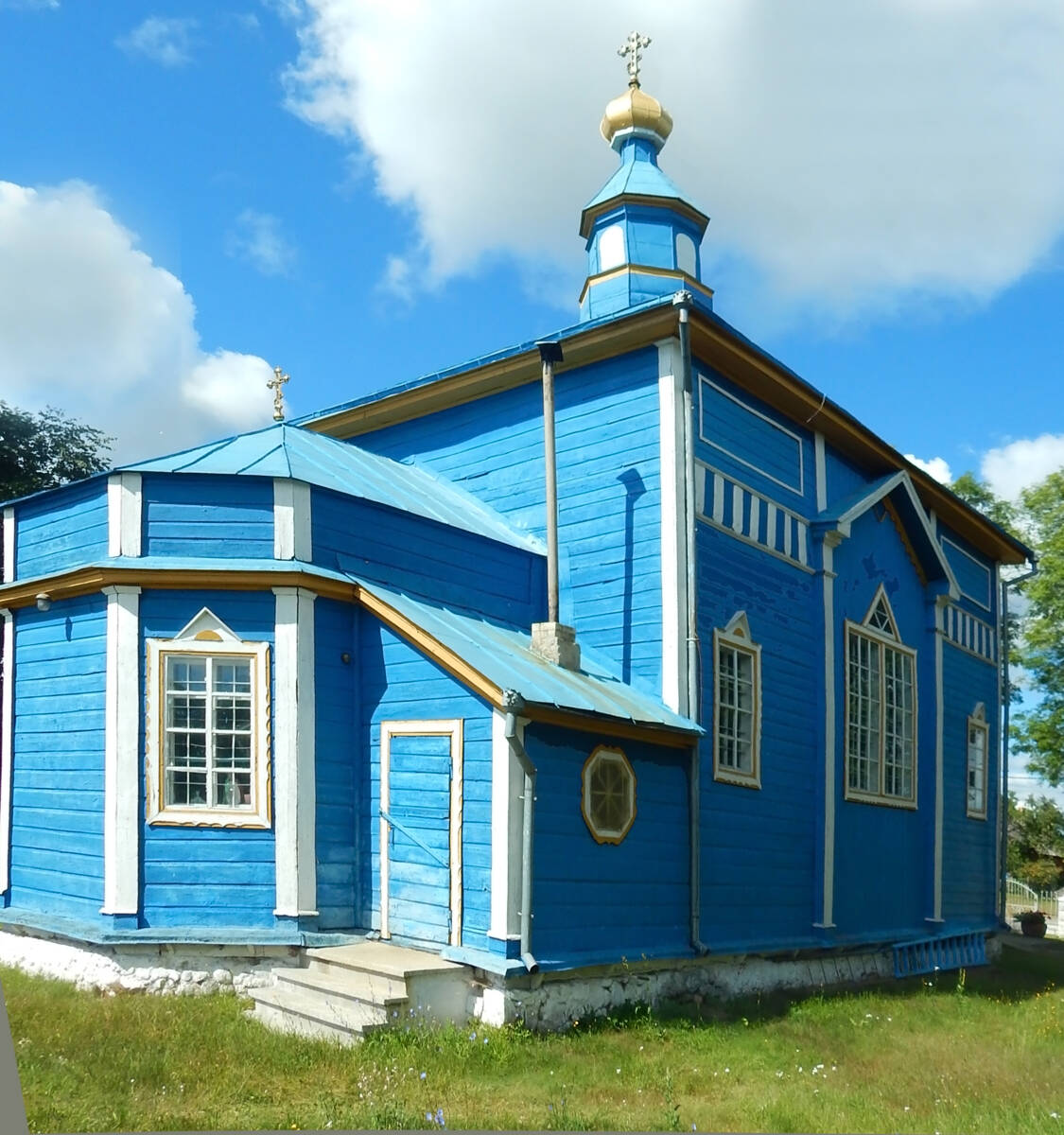 Церковь Покрова Пресвятой Богородицы, Берёзовичи (Пинский район, Беларусь, Брестская область). фасады
