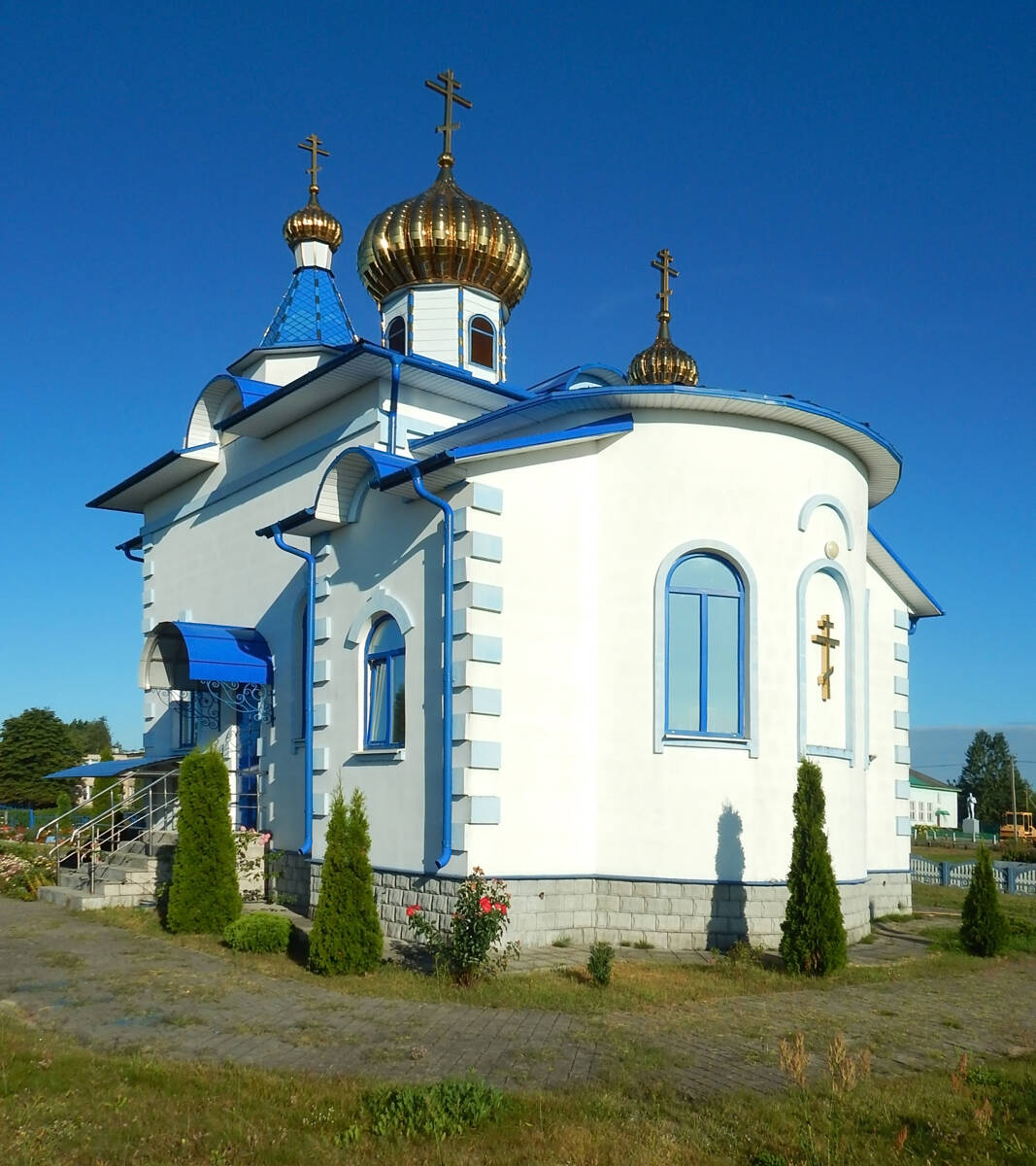 Церковь Успения Пресвятой Богородицы, Валище (Пинский район, Беларусь, Брестская область). фасады