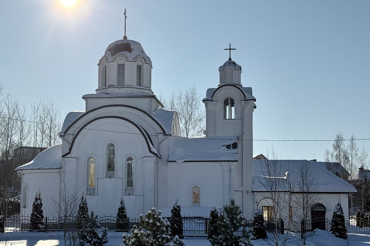 Вид с севера, фасады. Церковь Меркурия Смоленского, Тарный (Витебск, город, Беларусь, Витебская область)