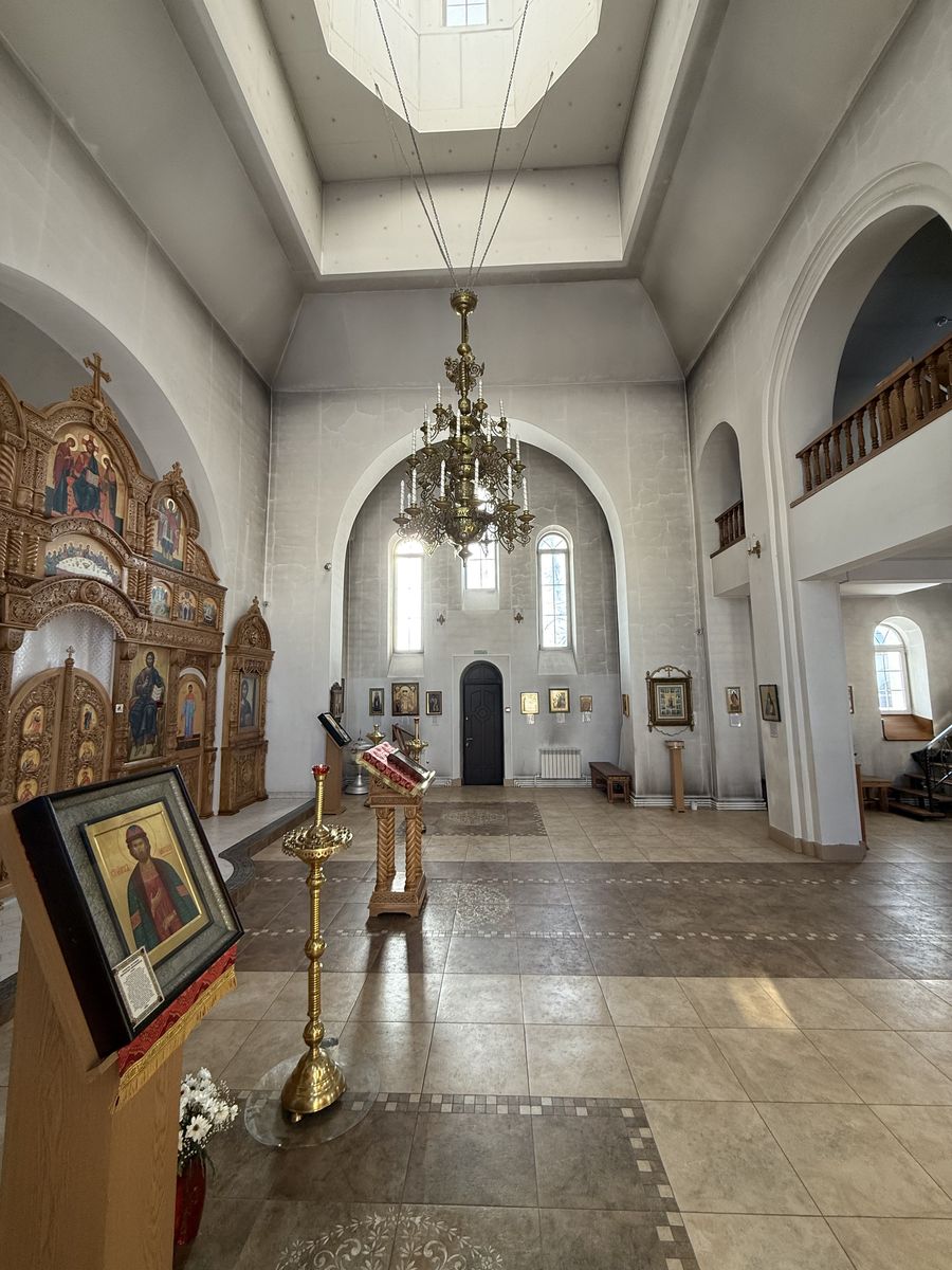 Южная стена основного объема, интерьер и убранство. Церковь Меркурия Смоленского, Тарный (Витебск, город, Беларусь, Витебская область)