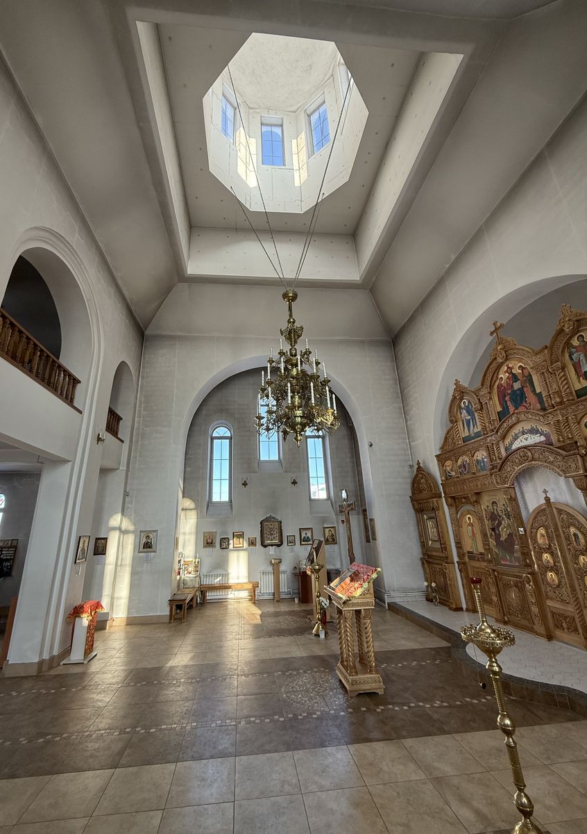 Северная стена основного объема, интерьер и убранство. Церковь Меркурия Смоленского, Тарный (Витебск, город, Беларусь, Витебская область)