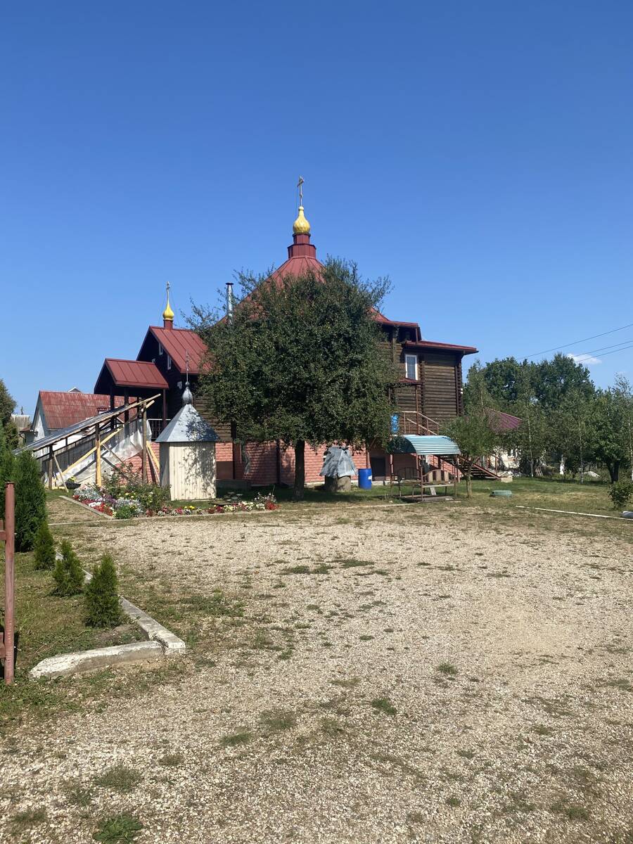 Церковь Николая Чудотворца, Пережир (Пуховичский район, Беларусь, Минская область). фасады, Вид со стороны Зазерки