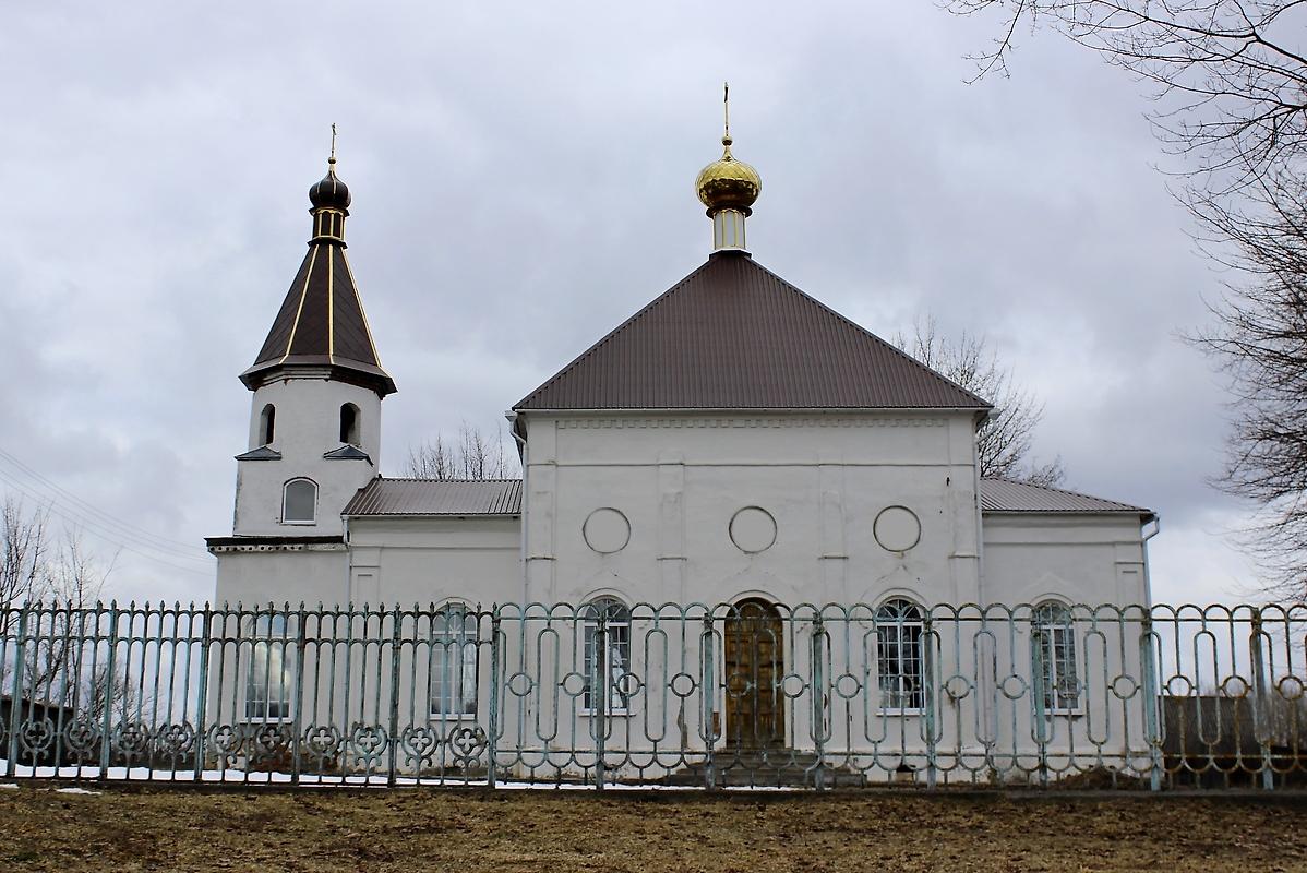 фасады. Церковь Николая Чудотворца, Тростино (Хотимский район, Беларусь, Могилёвская область)