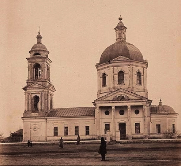 Церковь Михаила Архангела (старая), Алексеевская (Алексеевский район, Волгоградская область). архивная фотография, Частная коллекция. Фото 1900-х годов