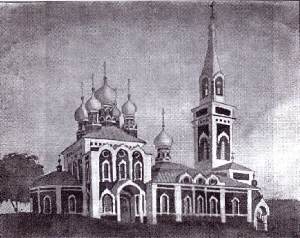 фото с сайта http://nikolokas.cerkov.ru/bl-carevich-iakov/ , архивная фотография. Казанский женский монастырь. Церковь Казанской иконы Божией Матери (новая), Касимов (Касимовский район и г. Касимов, Рязанская область)