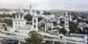 Казанский женский монастырь. Церковь Казанской иконы Божией Матери (новая), Фотоснимок с фотографии нач. ХХ века.<br>, Касимов, Касимовский район и г. Касимов, Рязанская область