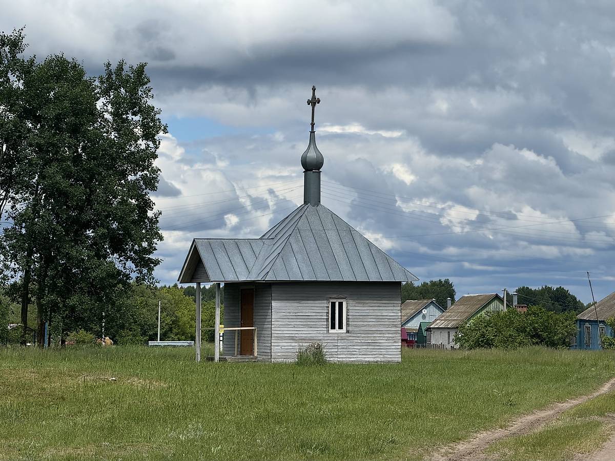 Вид с юго-запада, фасады. Часовня Воздвижения Креста Господня, Китово (Касимовский район и г. Касимов, Рязанская область)