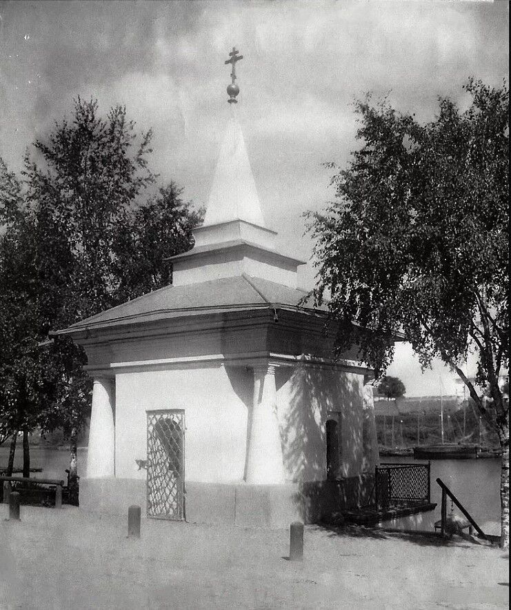 Часовня Ольги равноапостольной (старая), Псков (Псков, город, Псковская область). архивная фотография, Фото 1914 г. С сайта: pastvu.com