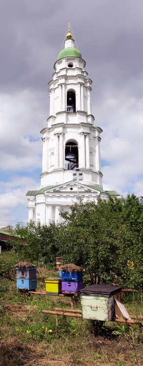 Мгарь. Спасо-Преображенский Мгарский монастырь. Колокольня. фасады, Колокольня Мгарского монастыря