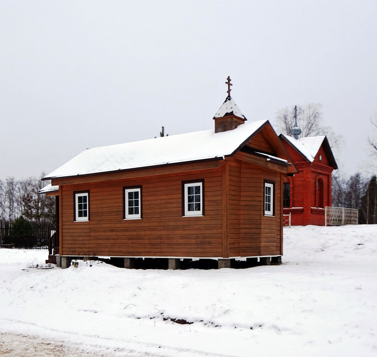 Церковь Рождества Пресвятой Богородицы (временная), Савостьяново (Орехово-Зуевский городской округ, Московская область). фасады
