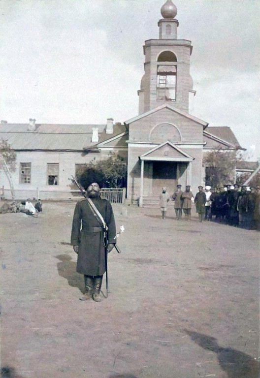 Уральск. Церковь Казанской иконы Божией Матери. архивная фотография, Батальонная Церковь