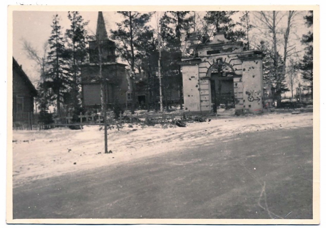 Церковь Николая Чудотворца, Модня (Чудовский район, Новгородская область). архивная фотография, Фото 1941 г. с аукциона e-bay.de
