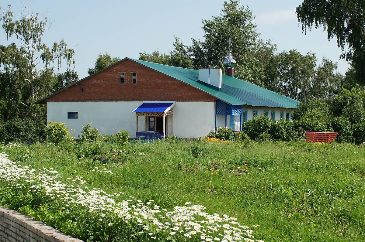 фасады. Покровский Эннатский мужской монастырь. Домовая церковь Николая Чудотворца, Новомихайловка (Фёдоровский район, Республика Башкортостан)