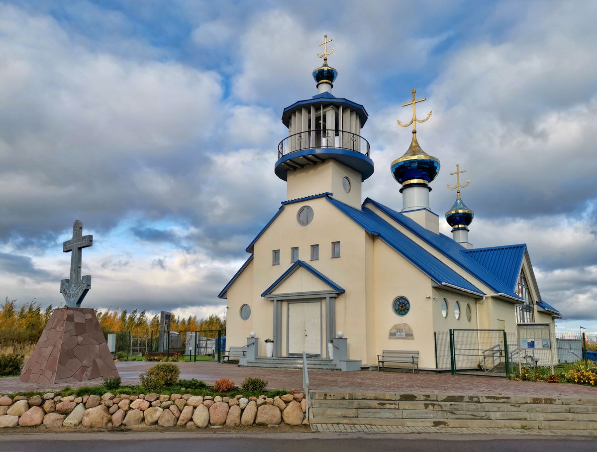 Церковь Порт-Артурской иконы Божией Матери, Красносельский район (Санкт-Петербург, г. Санкт-Петербург). общий вид в ландшафте