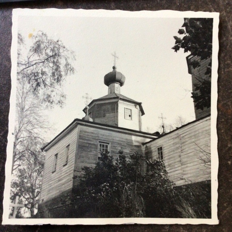 Церковь Владимирской иконы Божией Матери, Скудино (Андреапольский район, Тверская область). архивная фотография, Фото 1941 г. с аукциона e-bay.de