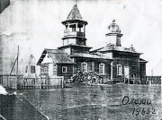 Церковь Троицы Живоначальной, Фото 1968 года из частного архива, Олема, Лешуконский район, Архангельская область