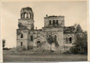 Церковь Покрова Пресвятой Богородицы (утраченная), Фото 1941 г. с аукциона e-bay.de<br>, Пески, Шимский район, Новгородская область