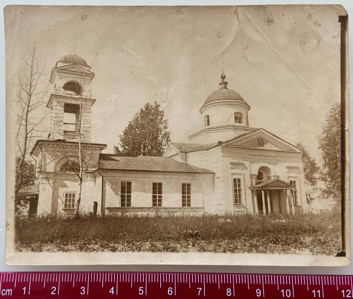 Церковь Тихвинской иконы Божией Матери, Кострица (Оленинский район, Тверская область). архивная фотография, Фото 1938г. с аукциона ebay.com