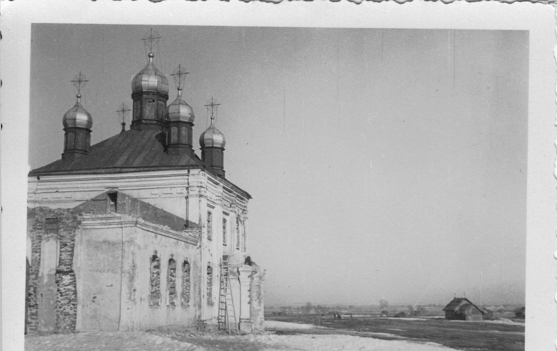 Церковь Николая Чудотворца, Усвятье (Дорогобужский район, Смоленская область). архивная фотография, Фото 1942 г. с аукциона e-bay.de