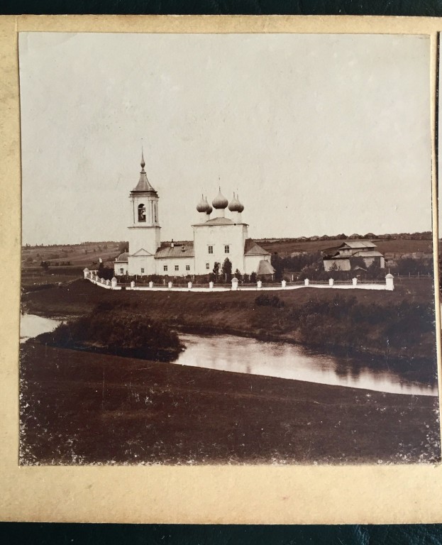 Неизвестная церковь, Семистрельное (Вологодский район, Вологодская область). архивная фотография, Стереопара 1905 г. Частная коллекция