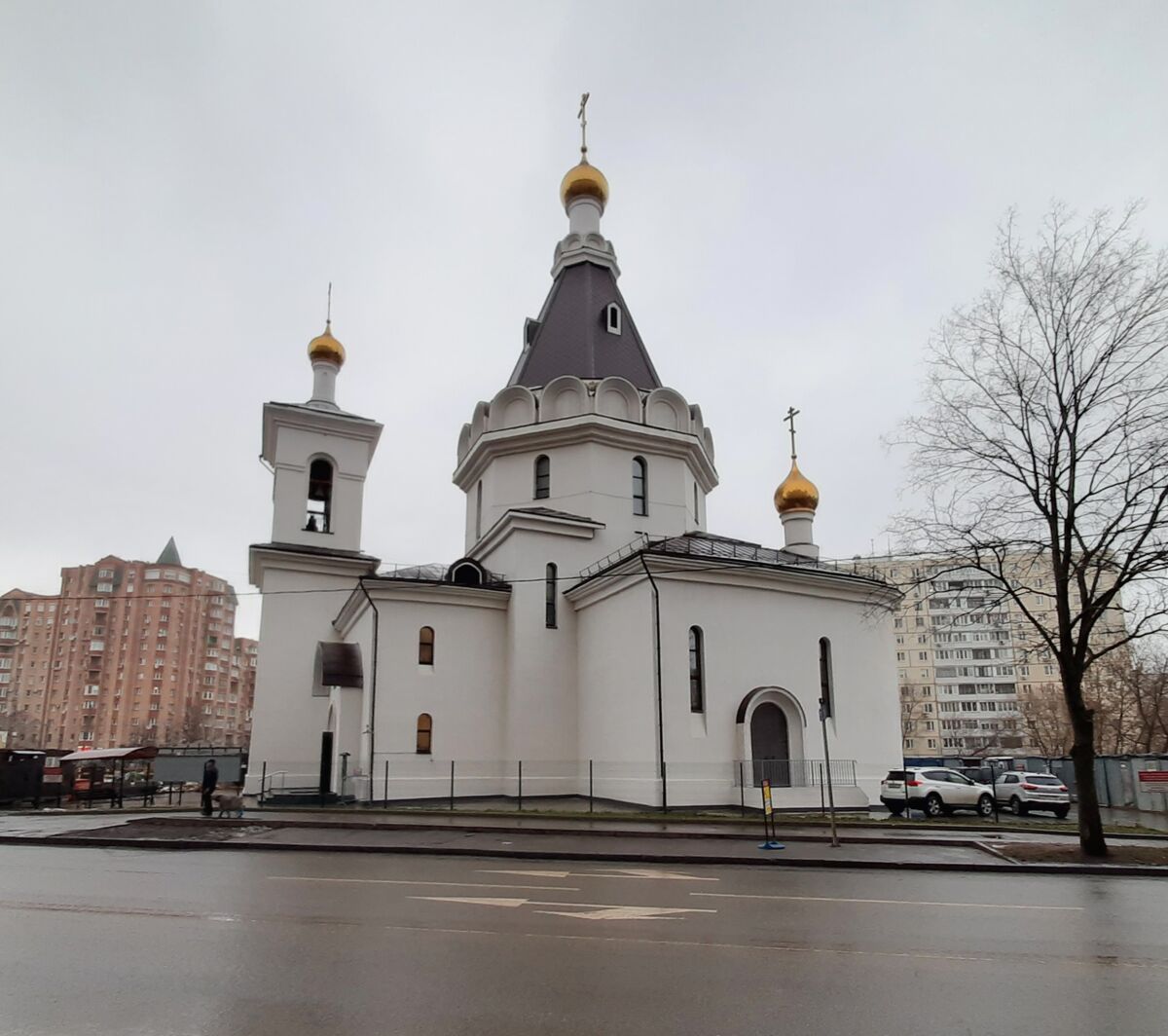 Церковь Серафима Саровского в Восточном Дегунине, Восточное Дегунино (Северный административный округ (САО), г. Москва). фасады, Южный фасад