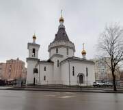 Церковь Серафима Саровского в Восточном Дегунине, Южный фасад<br>, Москва, Северный административный округ (САО), г. Москва
