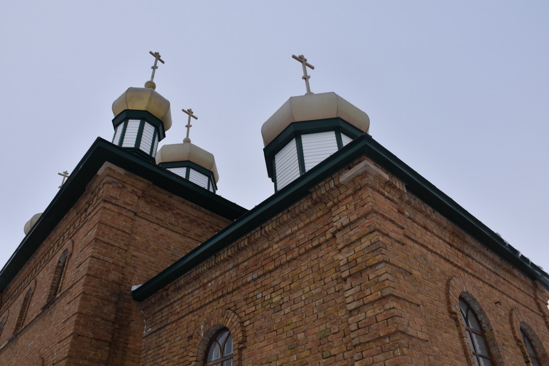 Церковь Рождества Христова, Коловертное (Западно-Казахстанская область, Казахстан). фасады