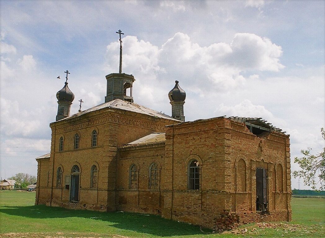Церковь Рождества Христова, Коловертное (Западно-Казахстанская область, Казахстан). фасады, Внешний вид перед началом реконструкции