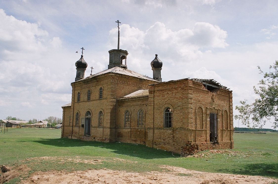 Церковь Рождества Христова, Коловертное (Западно-Казахстанская область, Казахстан). фасады, Внешний вид перед началом реконструкции